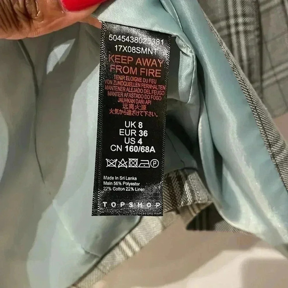 TopShop Plaid Blazer​​​​​​​​​​​​ - Picture 4 of 9